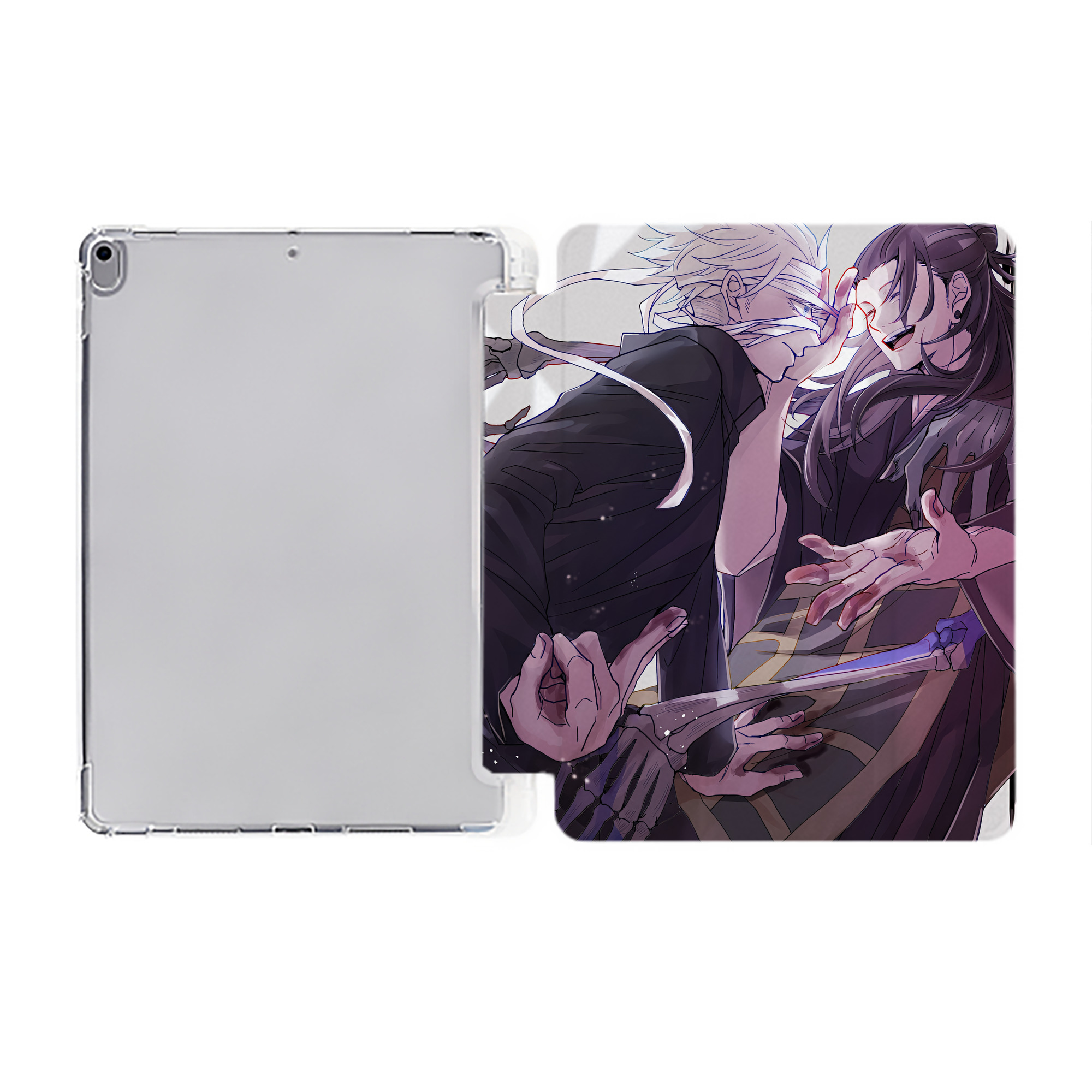 （画像用） SPY×FAMILY间谍家家酒 IPad ケース ペン収納付き 三つ折りスタンド PUレザー×シリコン 対応機種9.5/10.5/10.9インチ